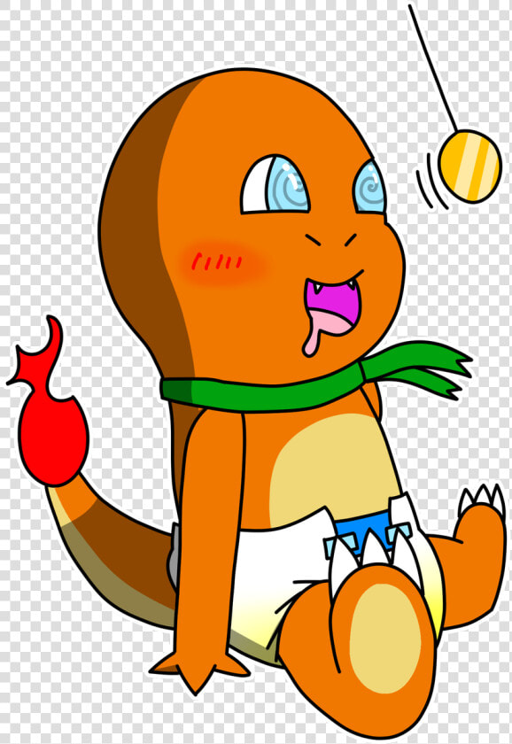 Clean Clipart Messy Person   Hypnotized Charmander  HD Png DownloadTransparent PNG