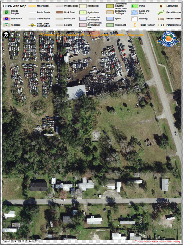 225 N 5th St  Orlando  Fl For Sale   Aerial Photography  HD Png DownloadTransparent PNG