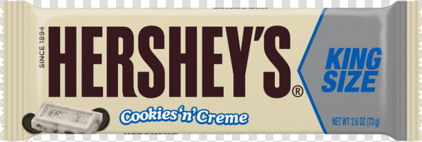 Hershey  39 s Cookies N Creme Bar King Size  HD Png DownloadTransparent PNG