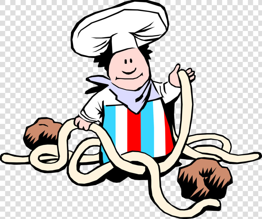 Transparent Spaghetti And Meatball Clipart   Chef Cartoon Png Italian  Png DownloadTransparent PNG