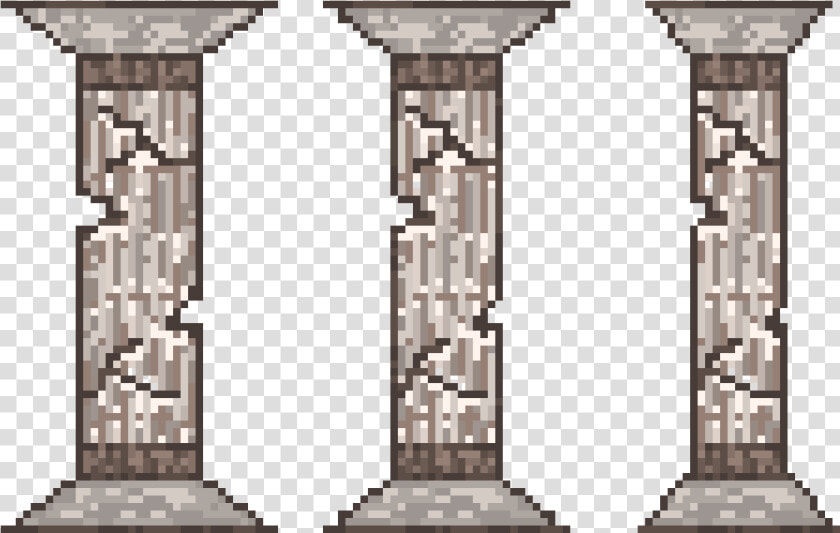 Pillar Sprite Pixel Art  HD Png DownloadTransparent PNG