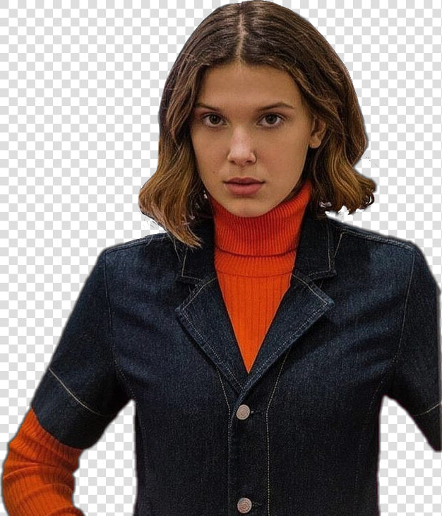  eleven  once  el  ce  011  strangerthings  milliebobbybrown   Millie Bobby Brown  HD Png DownloadTransparent PNG