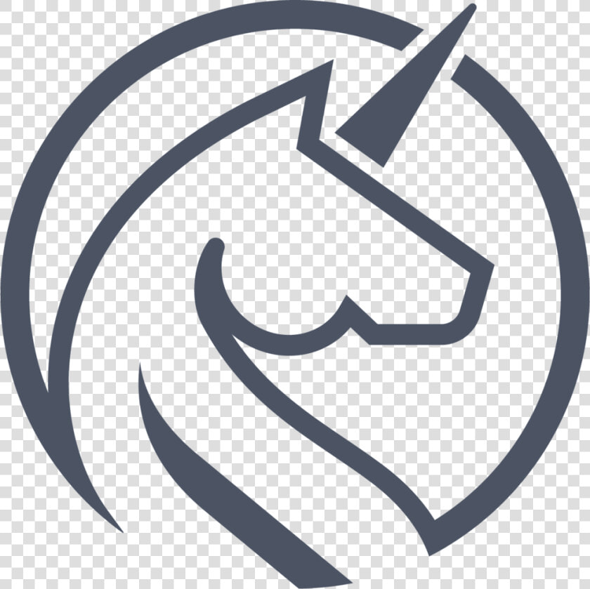 Unicorn Favacon Dark Grey   Unicorn Png Hd Dark  Transparent PngTransparent PNG