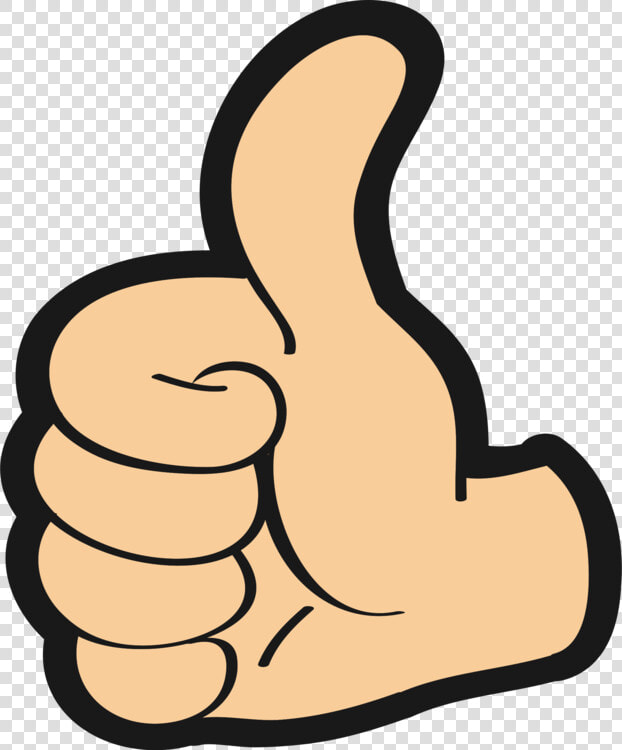 Thumb artwork hand   Cartoon Thumbs Up Transparent  HD Png DownloadTransparent PNG