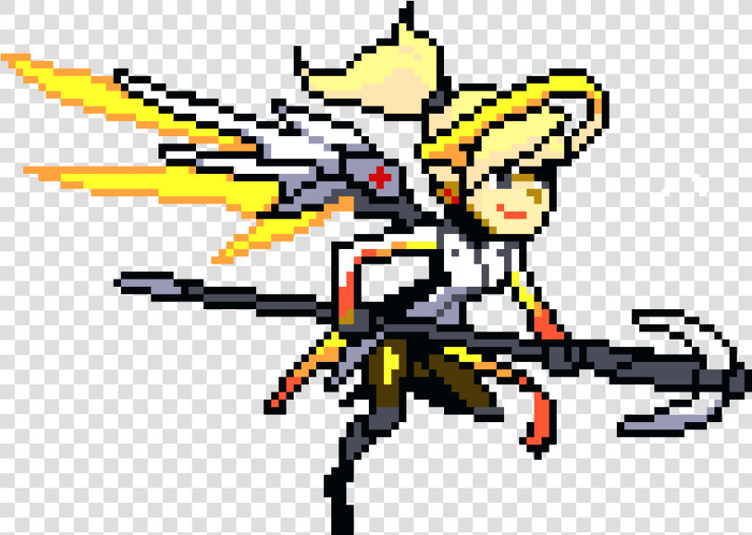 Transparent Spray Png   Overwatch Mercy Pixel Spray  Png DownloadTransparent PNG