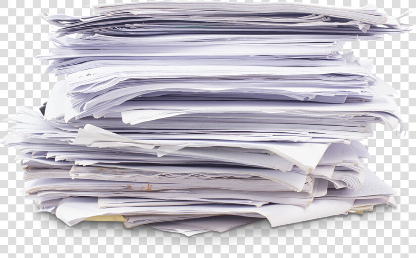 Stack Of Papers   Office Paper Waste  HD Png DownloadTransparent PNG