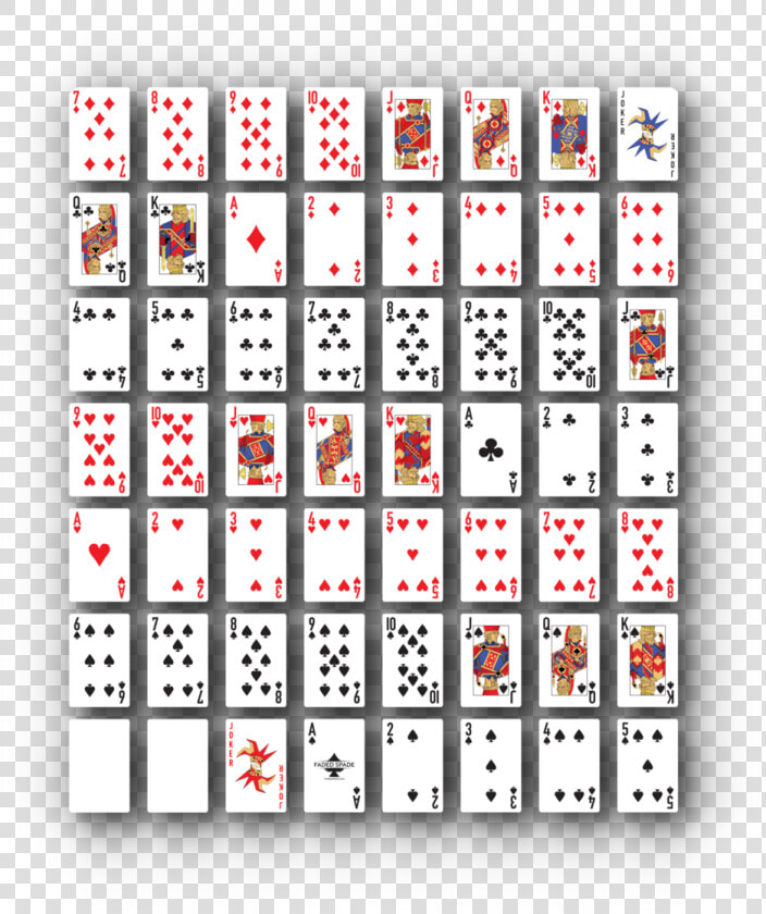 Allcardsfadedspace Bridgesize 110518 55 Shw   All Poker Cards  HD Png DownloadTransparent PNG