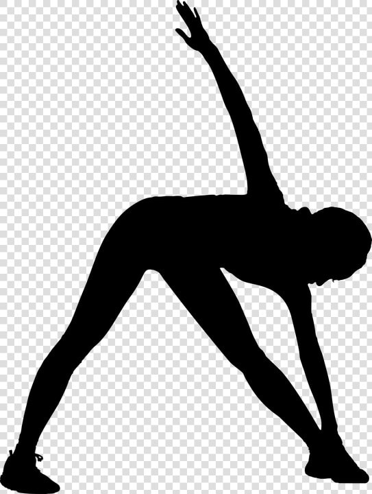 Stretching Woman Silhouette   Stretching Silhouette  HD Png DownloadTransparent PNG