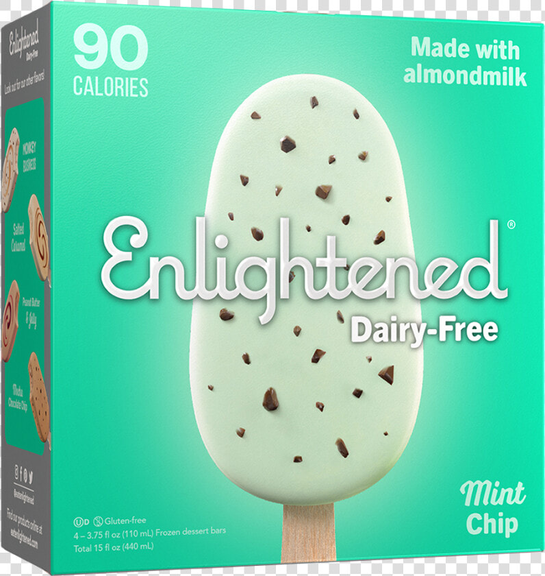 Enlightened Dairy Free Ice Cream Bars  HD Png DownloadTransparent PNG