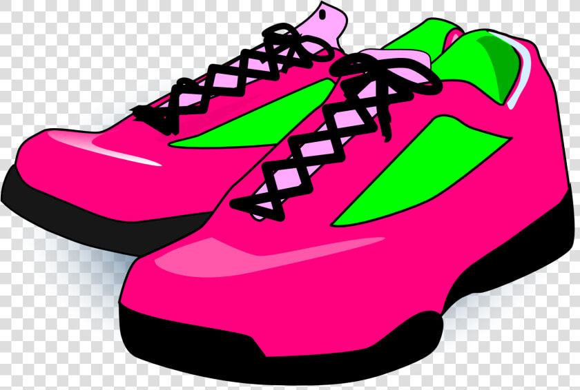 Shoes  Sneakers  Pink  Footwear  Fashion  Female   Shoes Clipart  HD Png DownloadTransparent PNG