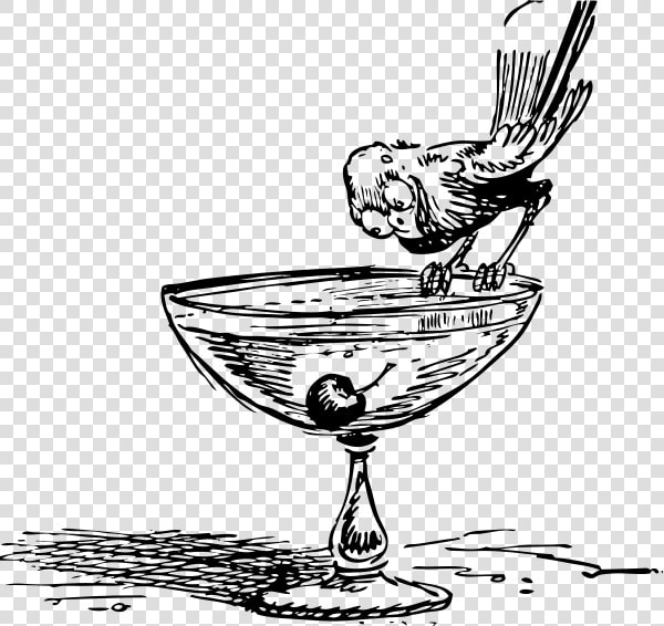 Bird On A Cocktail Png Images   Cocktail Clip Art  Transparent PngTransparent PNG