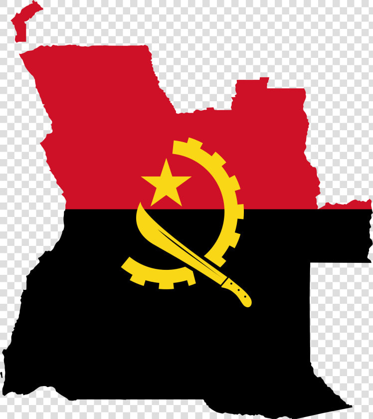 Angola  Flag  Map  Geography  Outline  Africa  Country  HD Png DownloadTransparent PNG