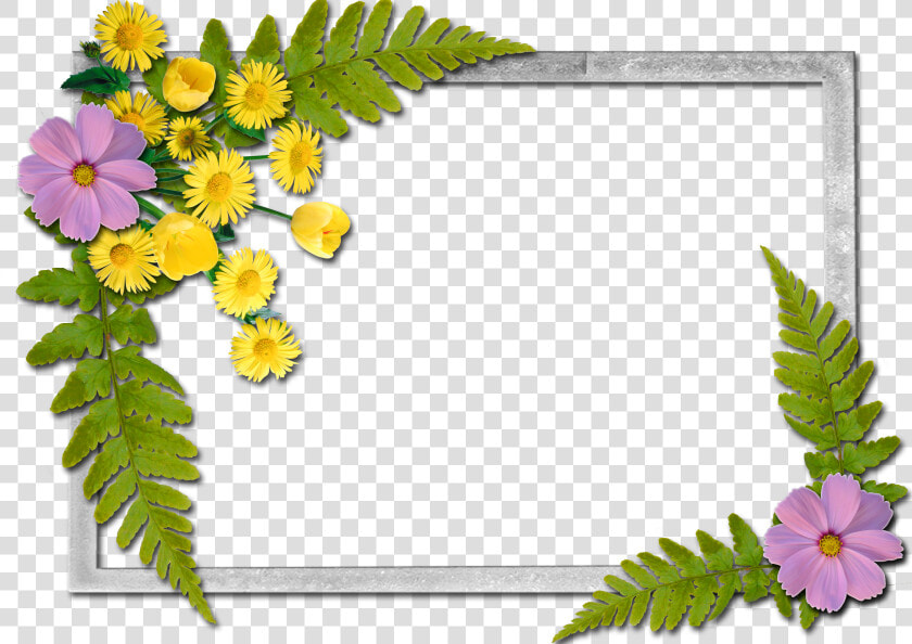 Flowers Frame Flowers Photo Frames   Telugu Sarasam  HD Png DownloadTransparent PNG