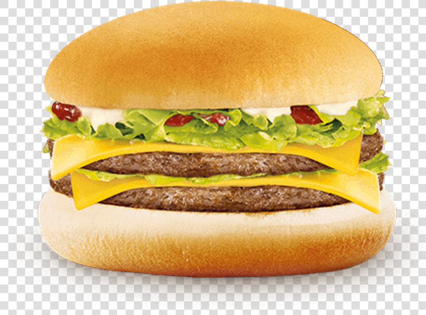 Double Cheese Burger Png   Double Cheeseburger Deluxe Mcdonalds  Transparent PngTransparent PNG