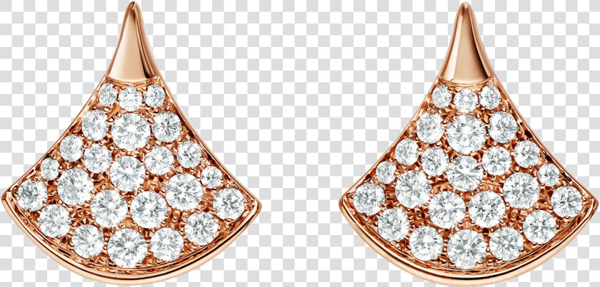 Transparent Stud Earring Png   Bvlgari Diva Earrings Diamond  Png DownloadTransparent PNG