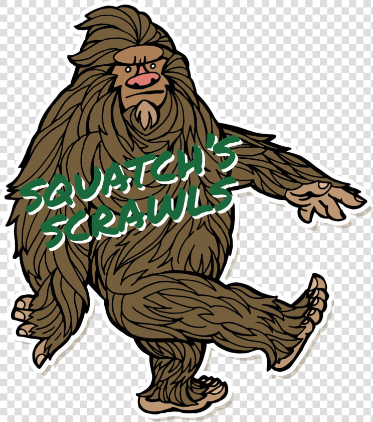 Squatch S Scrawls   Bigfoot Clipart  HD Png DownloadTransparent PNG