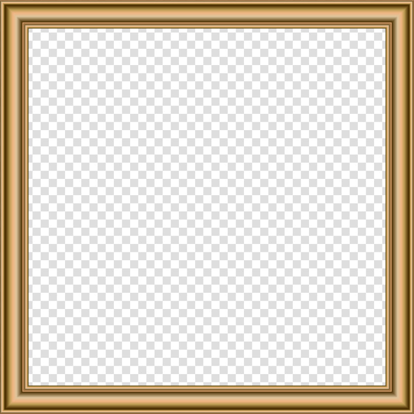 Picture Frame Square Text Area Pattern   Gold Rectangular Frame  HD Png DownloadTransparent PNG