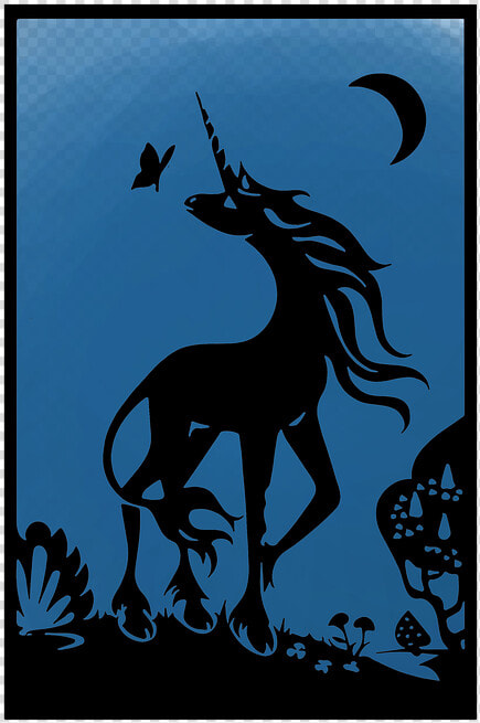 Dark  Unicorn  Tarot  Universe  Horse  Card  Oracle   Unicorni Oscuro  HD Png DownloadTransparent PNG