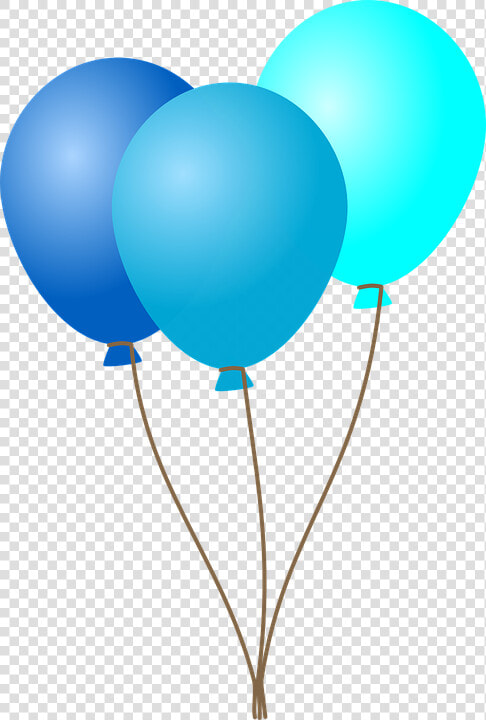 Fiesta De Cumpleaños  Globos  Azul   Blue Balloons Clip Art  HD Png DownloadTransparent PNG