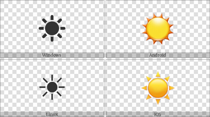 Black Sun With Rays On Various Operating Systems   ☀ Sun  HD Png DownloadTransparent PNG