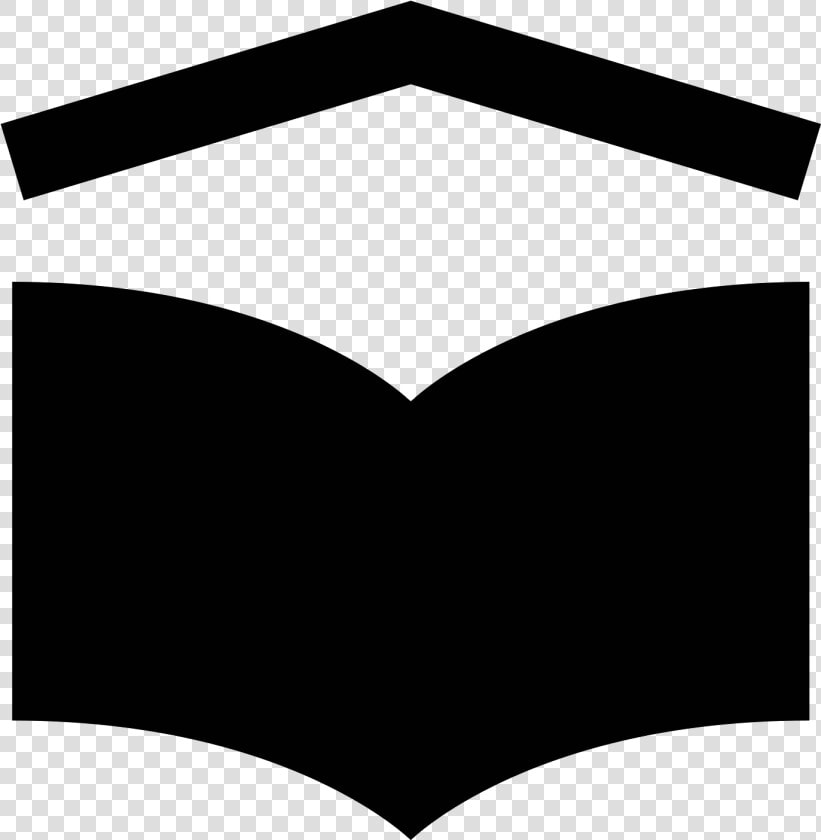 A School Symbol Is Shown With An Open Book And On Top  HD Png DownloadTransparent PNG