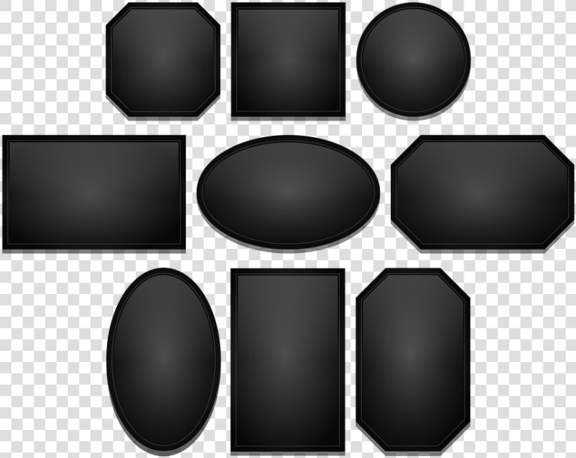 Frames  Black  Photo Frame  Picture Frame  Glossy   Picsart Png Black Box  Transparent PngTransparent PNG