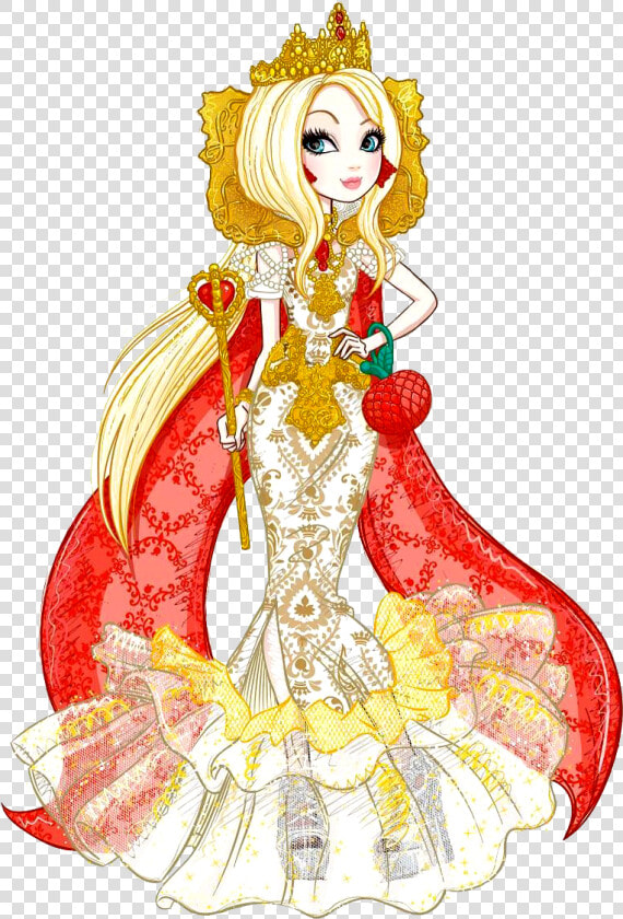 Ooak Monster High Dolls   Ever After High Apple White Queen  HD Png DownloadTransparent PNG