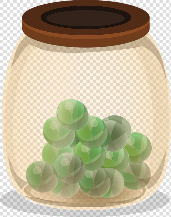 Jar  Marbles  Cannister  Glass  Container  Transparent   Marbles In A Container  HD Png DownloadTransparent PNG