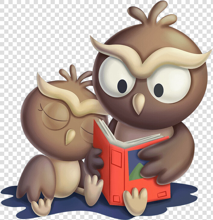 Owl Storytelling Wallpaper Desktop Environment Cartoon   Cartoon Storytelling  HD Png DownloadTransparent PNG