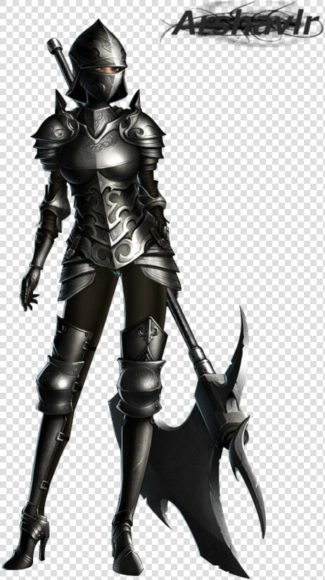 Female Knight Render By Arshavlr   Full Plate Armor Female  HD Png DownloadTransparent PNG