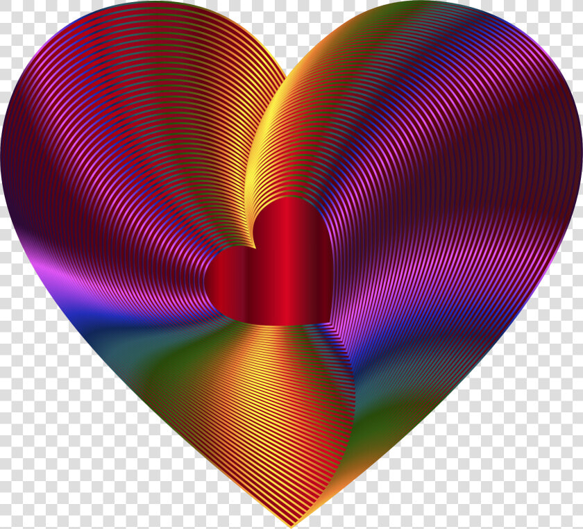 This Free Icons Png Design Of Golden Heart Of The Rainbow   Golden Red Heart  Transparent PngTransparent PNG