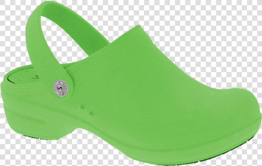 Sanita Stride Lime Green Eva Open Back Clog   Slip on Shoe  HD Png DownloadTransparent PNG