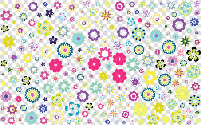 Pink flower area   Colorful Floral Background Patterns  HD Png DownloadTransparent PNG