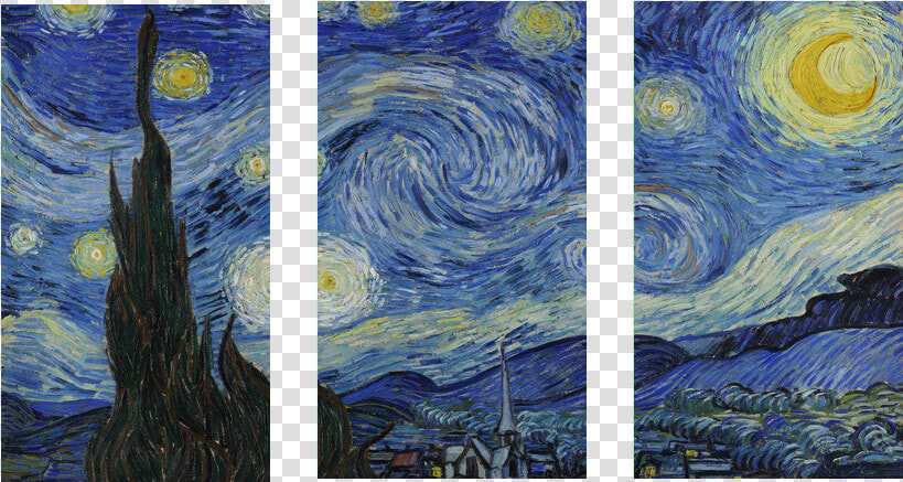 Van Gogh Starry Night  HD Png DownloadTransparent PNG