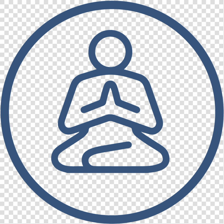 Bkwl Service Icons Navy Meditation   Meditation Icon Transparent Background  HD Png DownloadTransparent PNG