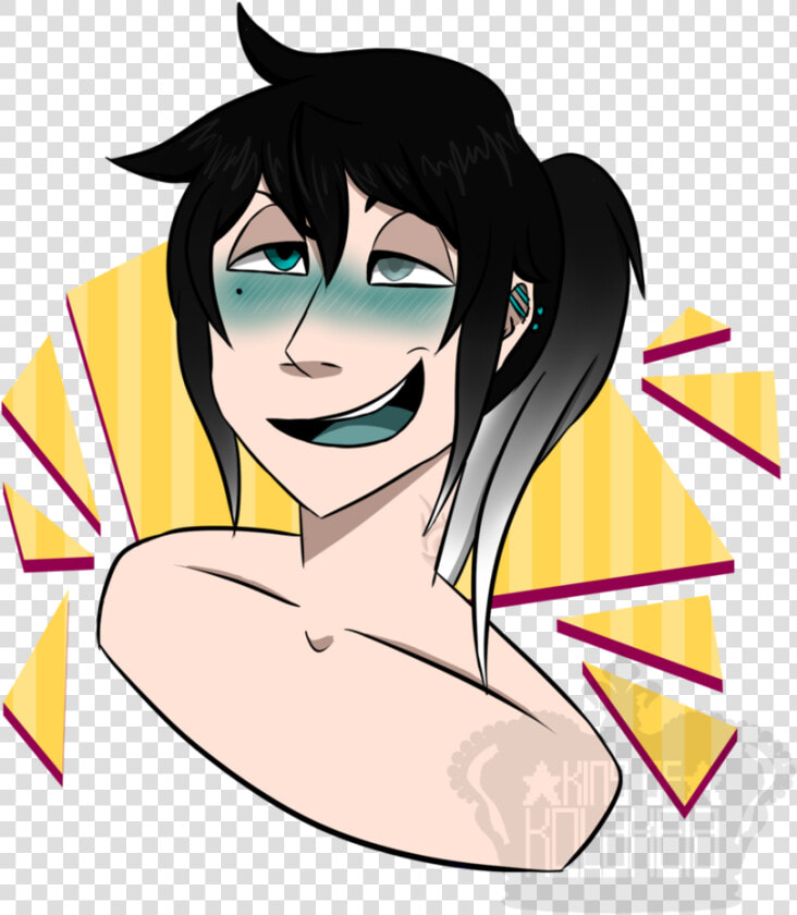 Androgynous Drawing Anime   Cartoon  HD Png DownloadTransparent PNG