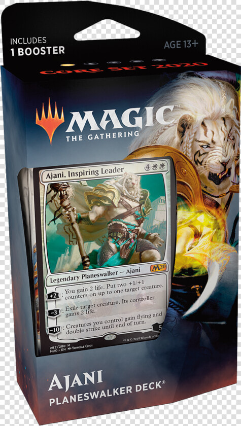 Core Set 2020 Planeswalker Deck Ajani  HD Png DownloadTransparent PNG