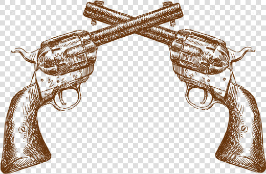 American Frontier Western Illustration   Transparent Cowboy Gun Png  Png DownloadTransparent PNG