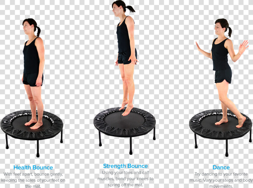 High Knees On Mini Trampoline  HD Png DownloadTransparent PNG