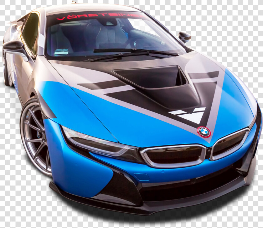 Vorsteiner Bmw I8 Vr E Blue Car Png Image   Bmw Png Hd Car  Transparent PngTransparent PNG