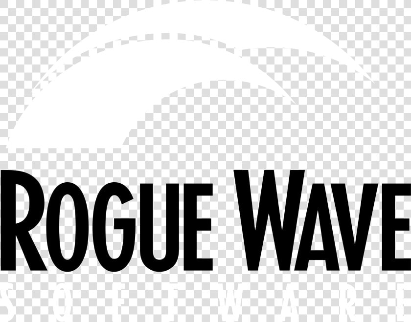 Rogue Wave Software Logo Black And White   Rogue Wave Software  HD Png DownloadTransparent PNG