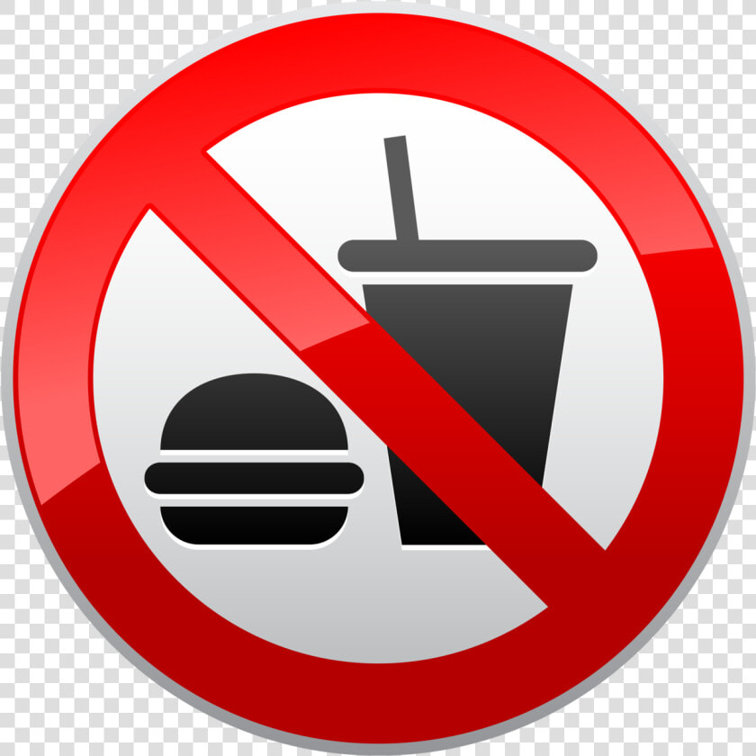 No Eating Or Drinking Prohibition Sign Png Clipart   No Food Consumption Sign  Transparent PngTransparent PNG