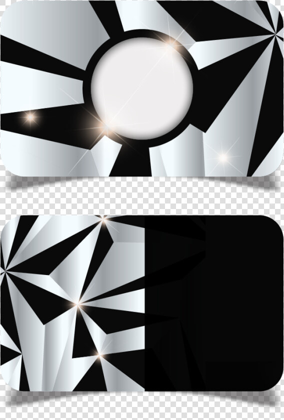 Silver Black Visiting Card  HD Png DownloadTransparent PNG