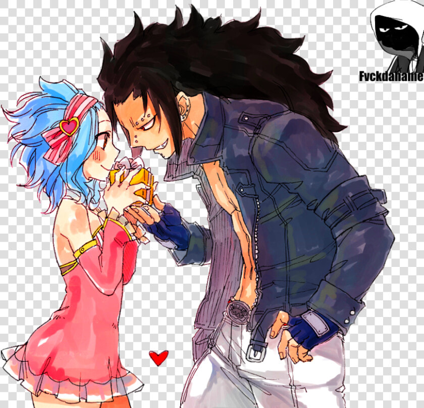 Fairy Tail Gajeel X Levy Render  HD Png DownloadTransparent PNG