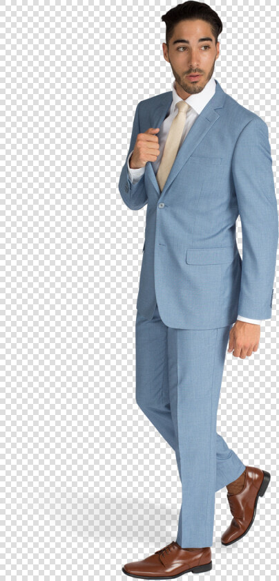 Tie With Blue Suit   Light Blue Suit With Gold Tie  HD Png DownloadTransparent PNG