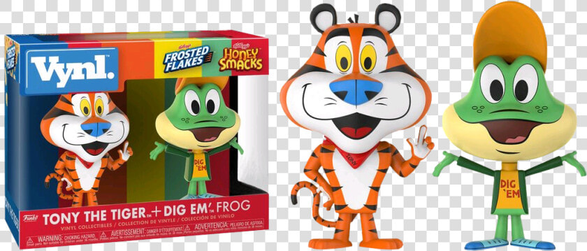 Tony The Tiger  amp  Dig Em’ Frog Vynl   Funko Vinyl Tony The Tiger  HD Png DownloadTransparent PNG