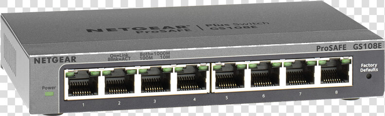 Netgear Gs108e 300uks Prosafe 8  HD Png DownloadTransparent PNG