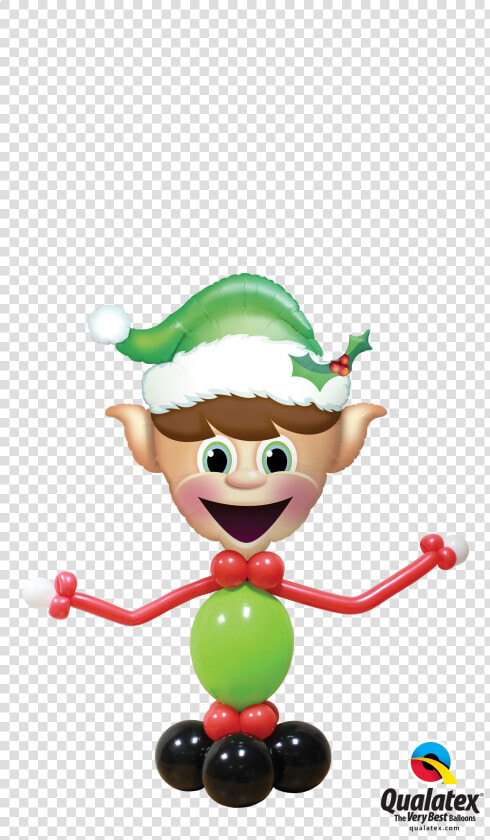 Qualatex Christmas Balloons   Png Download   Elf Supershape Balloon  Transparent PngTransparent PNG