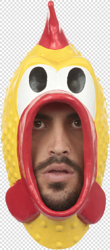 Rubber Chicken   Rubber Chicken Mask  HD Png DownloadTransparent PNG