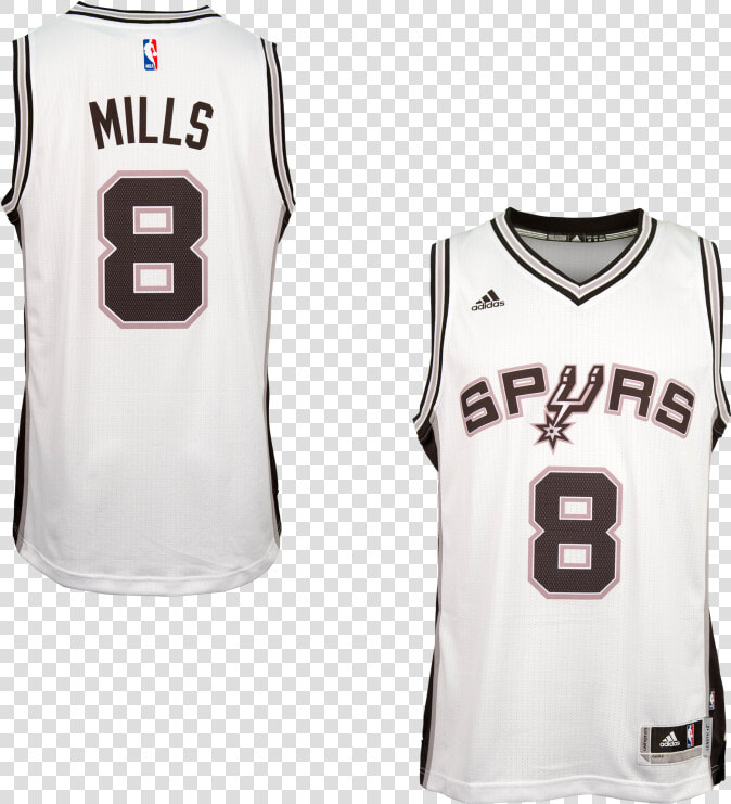 Adidas San Antonio Spurs Patrick Mills Home Swingman  HD Png DownloadTransparent PNG